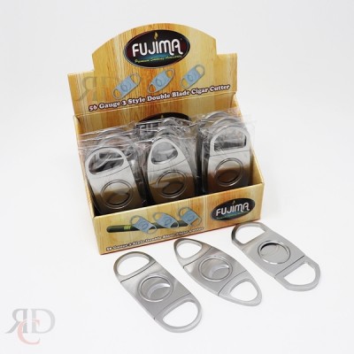 3 STYLE MIX S. S. CIGAR CUTTER 56 GUAGE 12CT/PACK